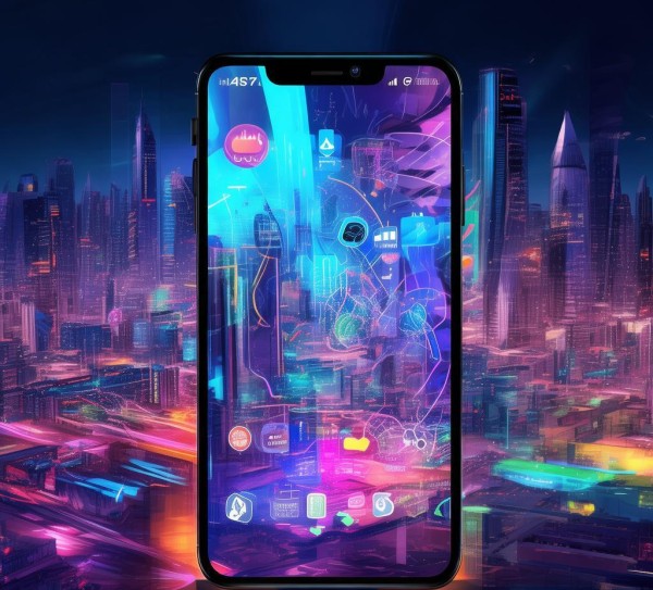 科技与动漫，未来手机壁纸，创意与活力的未来